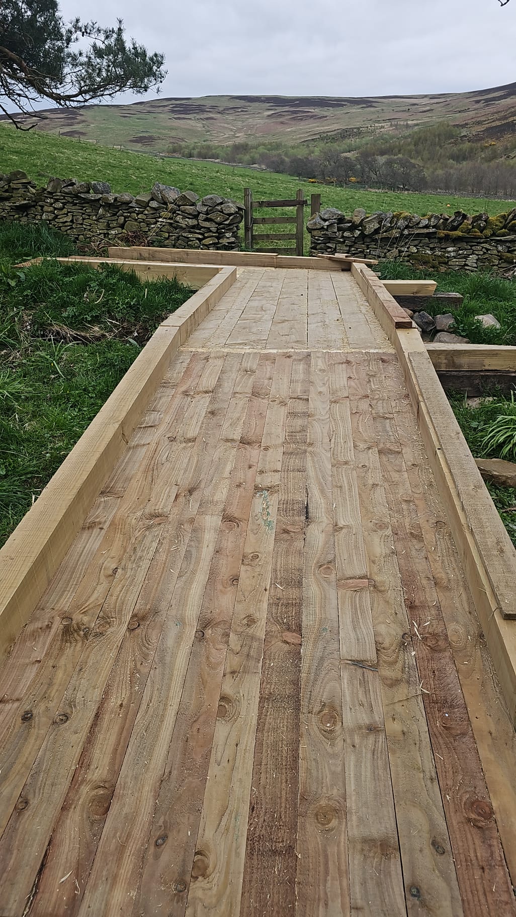 After - Timber bridge